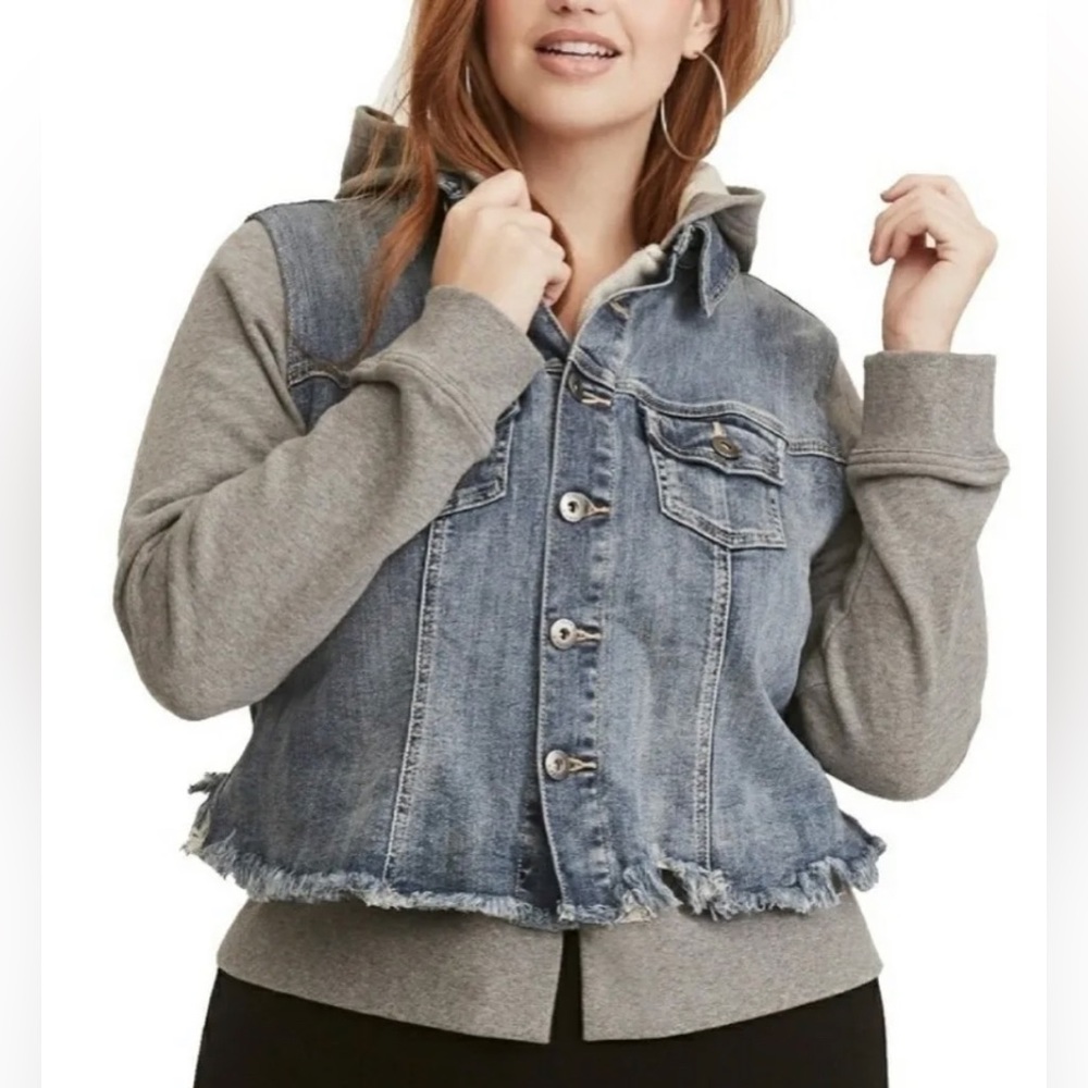 Torrid Denim Vest Style Jacket 1